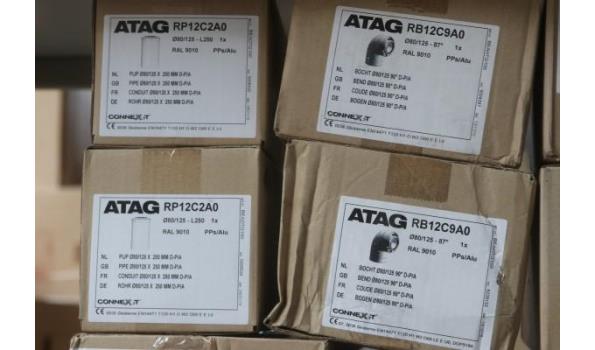 16 diverse koppelstukken ATAG
